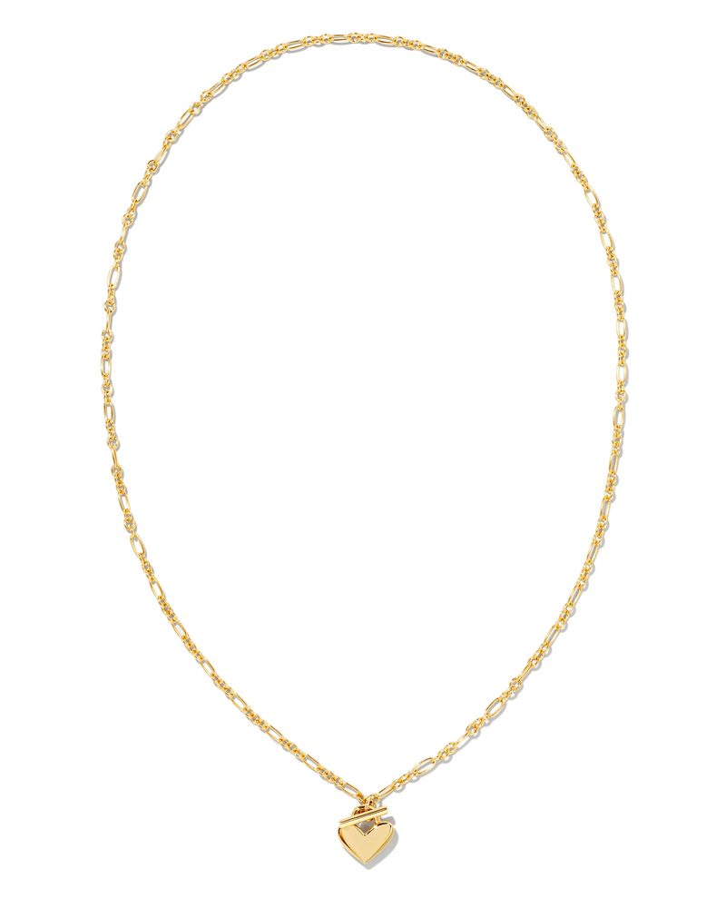 Heart Padlock Pendant Necklace