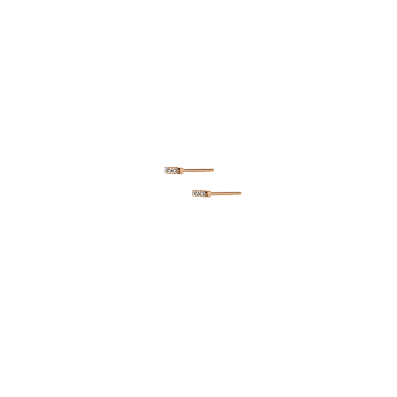 Mini Diamond Bar Earring