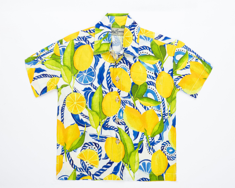 The Little Bossitano Boys Hawaiian Shirt
