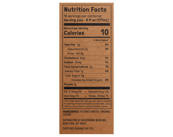 Extra Strong Cold Brew On Tap, 96oz Box