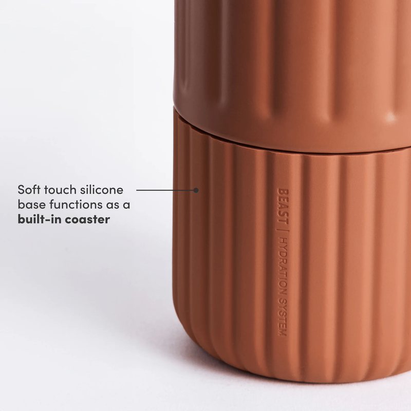 Beast Health™ Dual Cap Stainless Steel Hydration Bottle