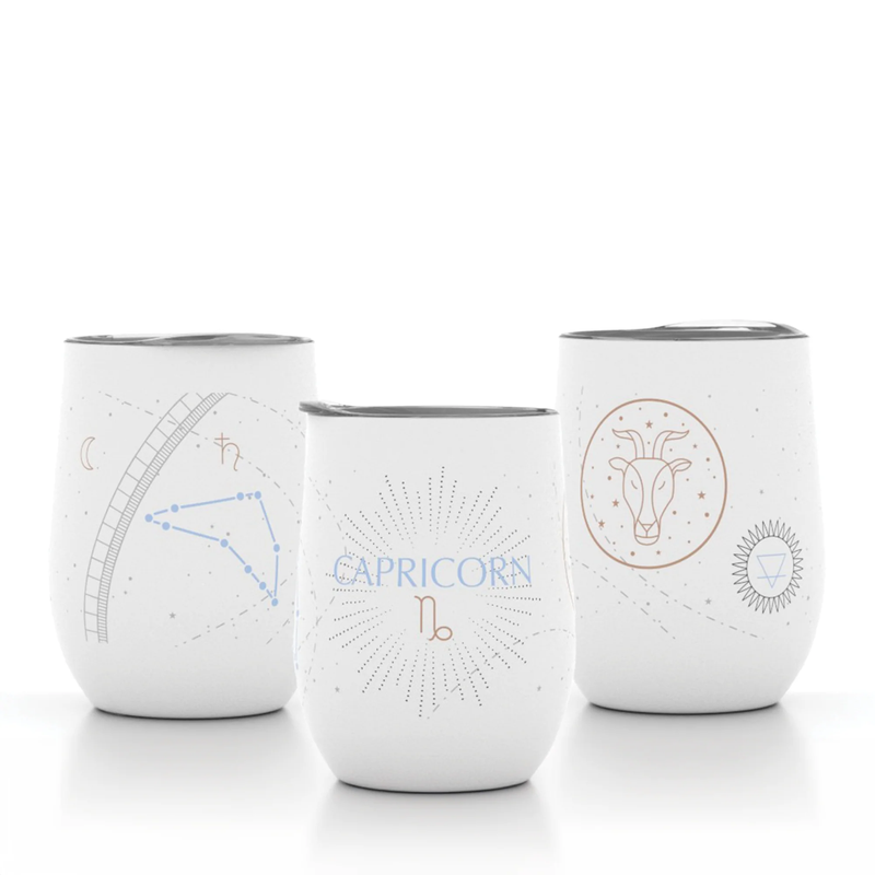 Well Told 12 oz Zodiac Insulated Wine Tumbler Goody