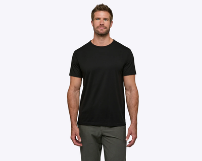 Men's AO Forever Classic-Fit Short Sleeve Tee, Black