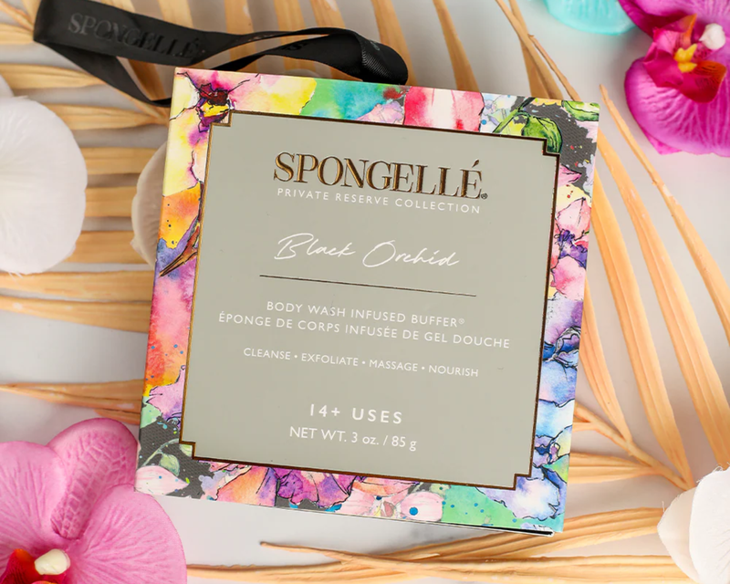 Boxed Flower Body Wash Infused Sponge