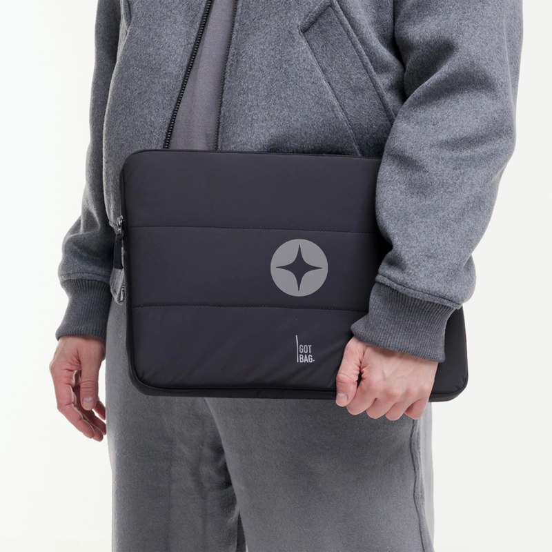 Branded Puffer Laptop Case