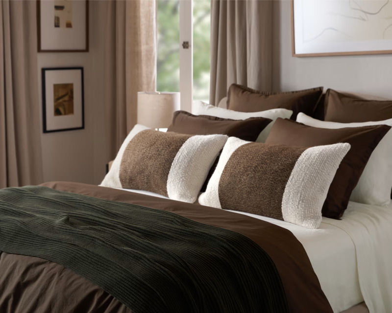 Organic Rib Knit Throw