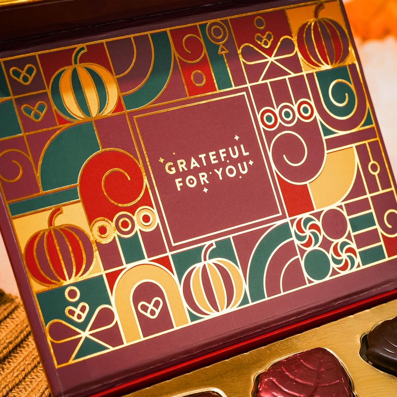 Thanksgiving Chocolate Greeting Card Gift Box