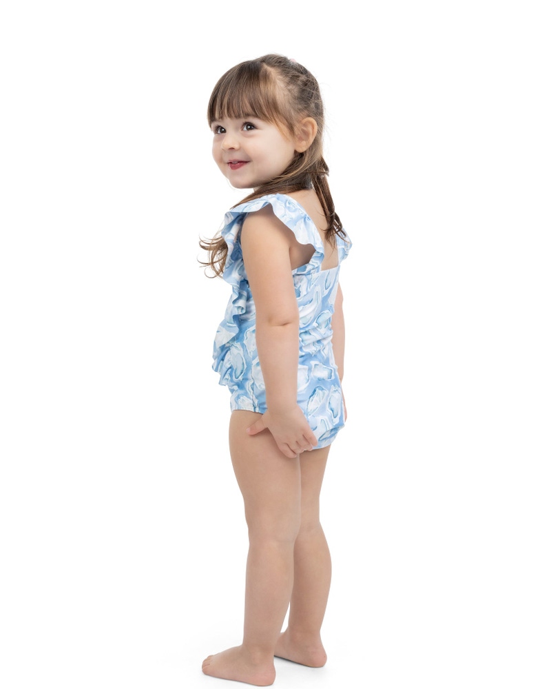 The Nantucket Girls Ruffle One Piece UPF 50+