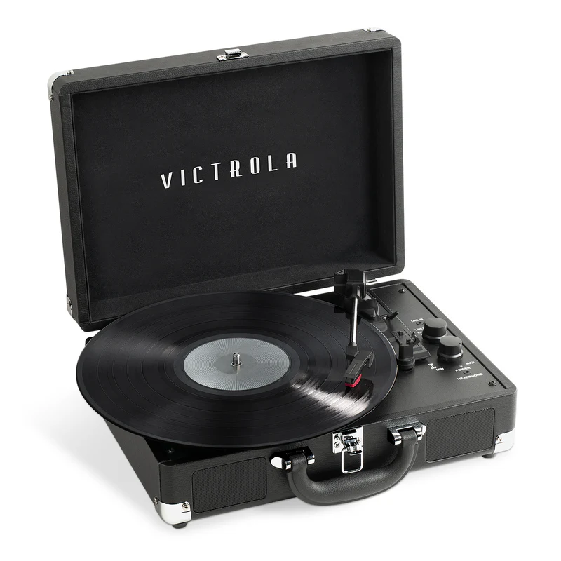Bluetooth Suitcase Stereo Turntable