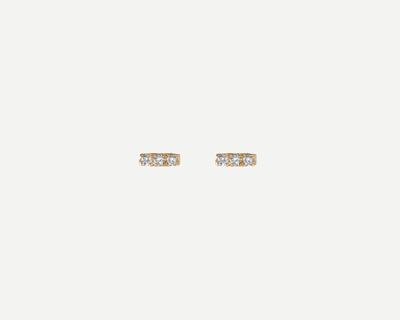 Mini Diamond Bar Earring