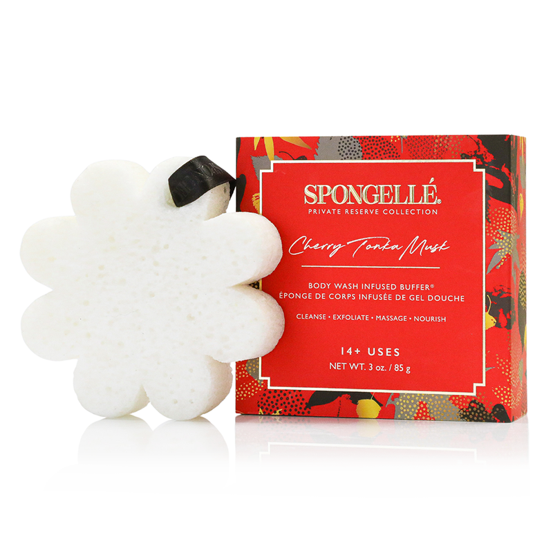 Boxed Flower Body Wash Infused Sponge