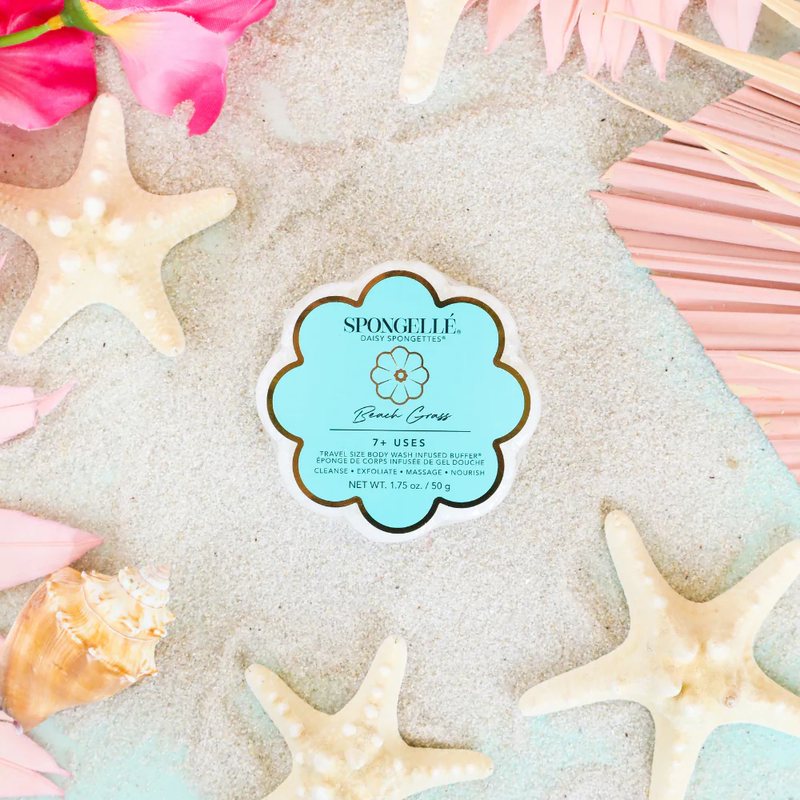 Body Wash Infused Daisy Spongette