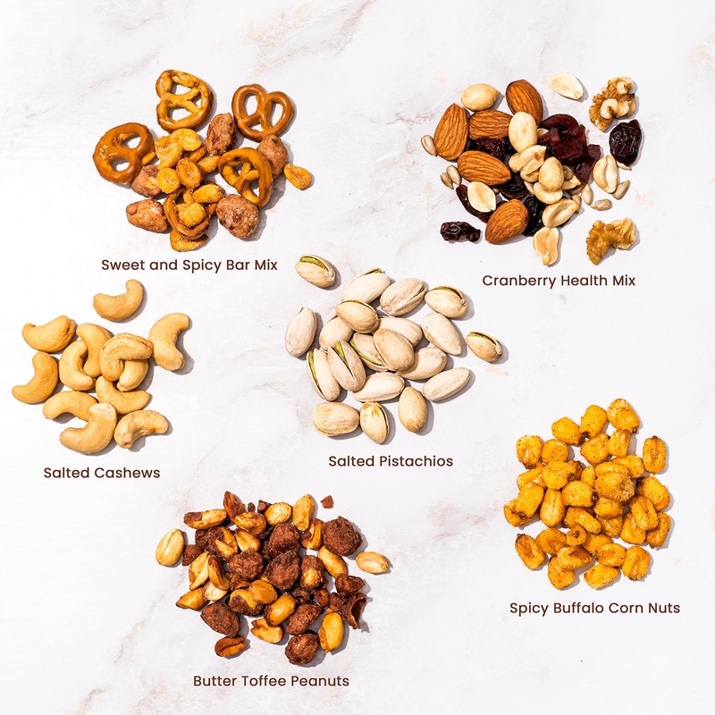 Heart Box Nut Assortment