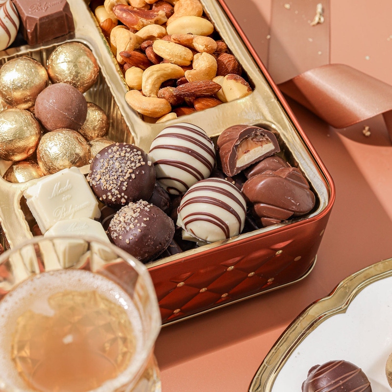 Nuts About Chocolate Gift Tin