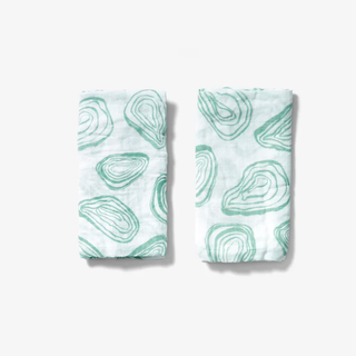 Oyster Agave Burp Cloths