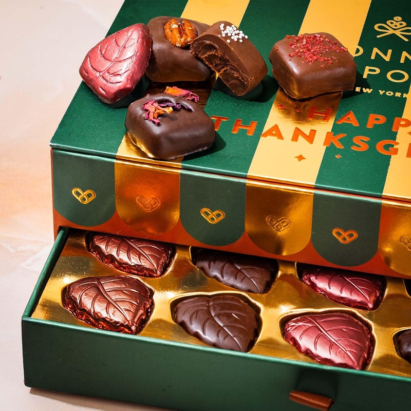 Thanksgiving Chocolate Gift Box with Assorted Truffles