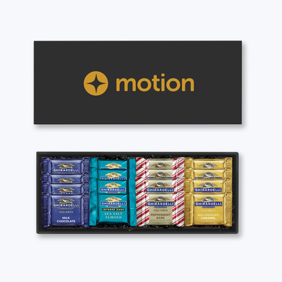 Branded Ghirardelli Chocolate Square Gift Box