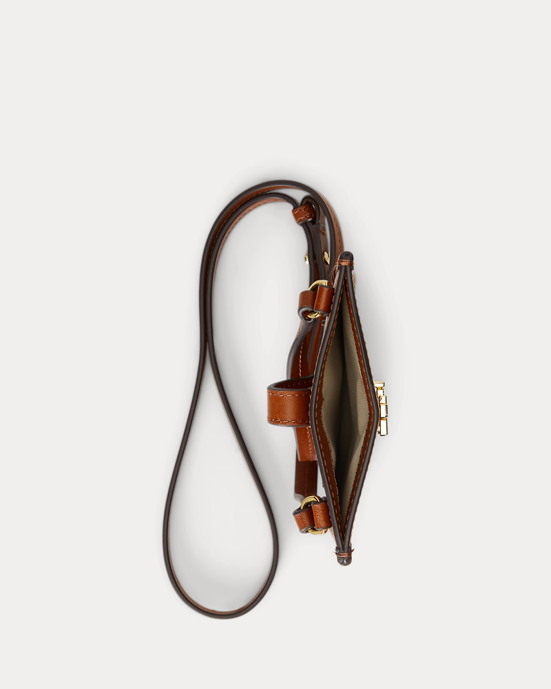 Leather Crossbody Tech Case