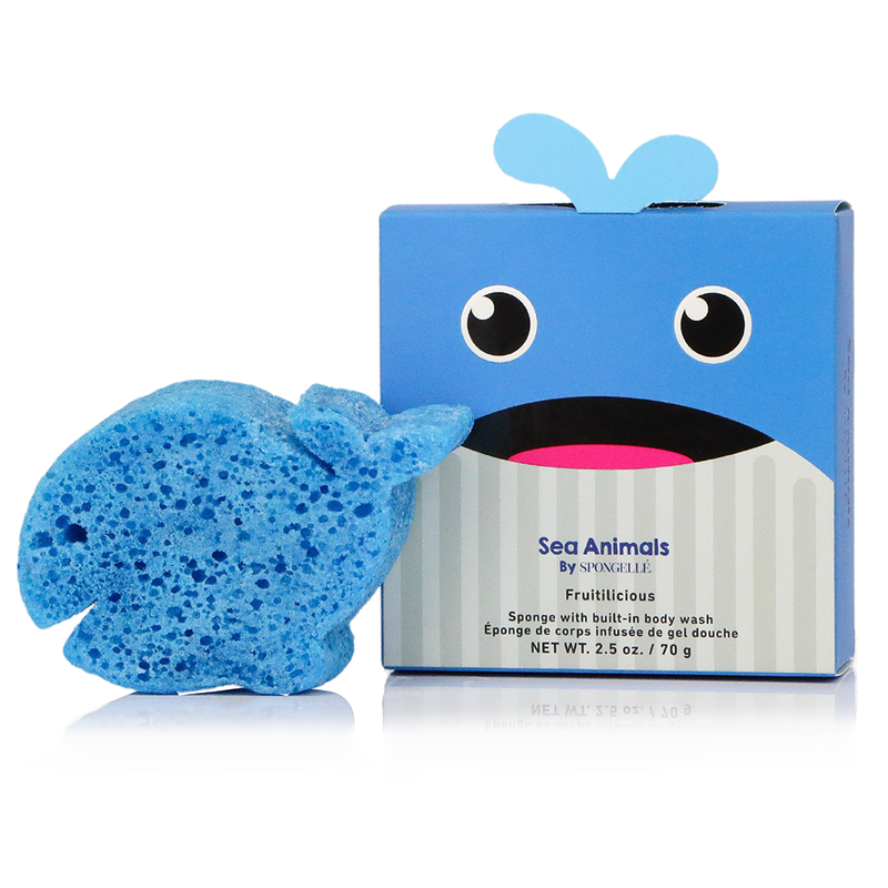 Body Wash Infused Animals Sponge