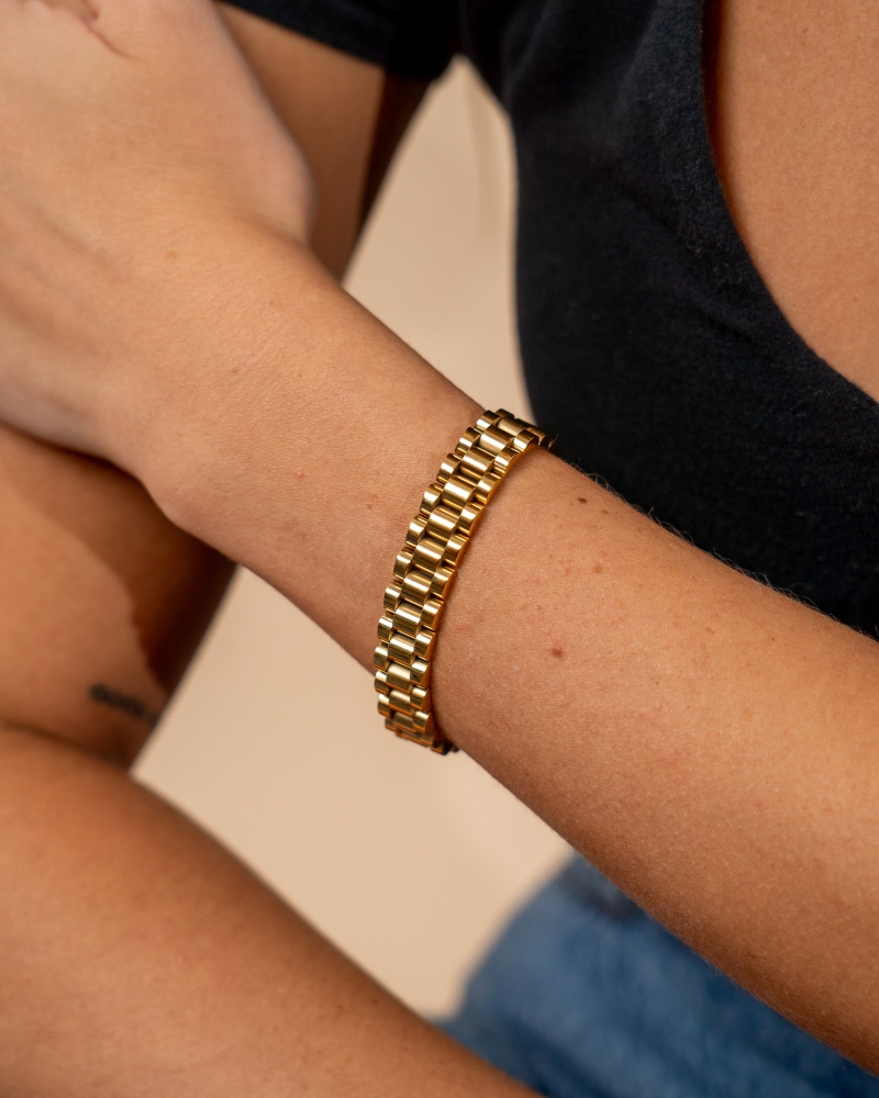 Thin Watch Band Chain Bracelet