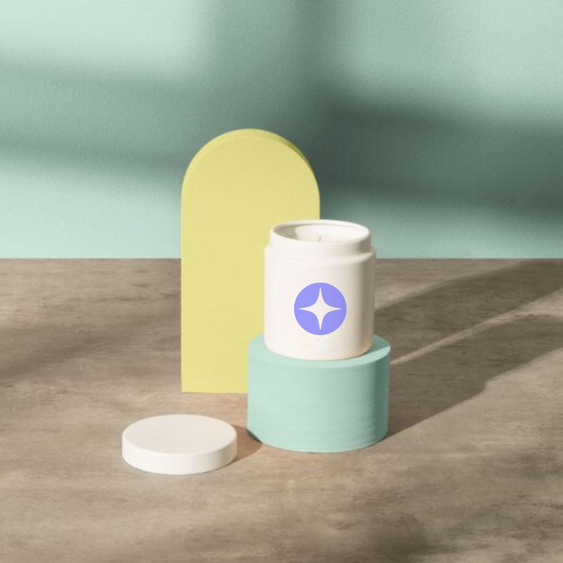 Branded 9oz tin candle