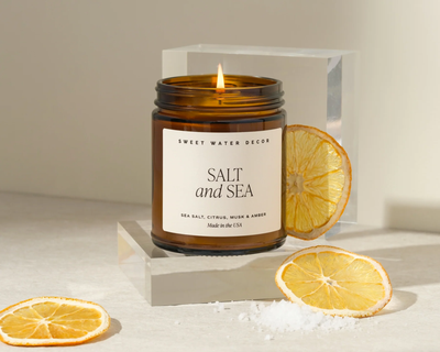 9oz Amber Jar Candle