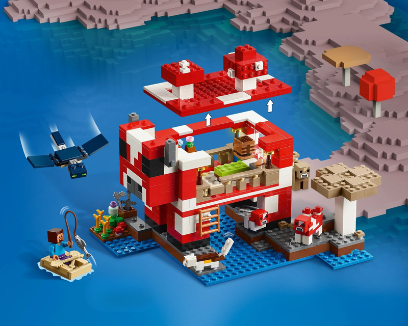 Lego Minecraft: The Mooshroom House