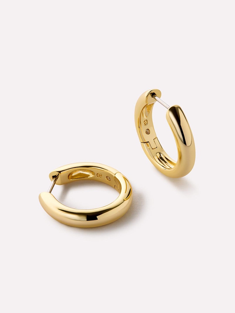 Giulia Medium Hoop Earrings