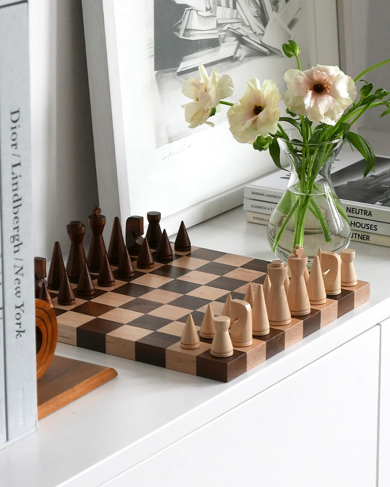 Wooden Chess Set, The Minimalist