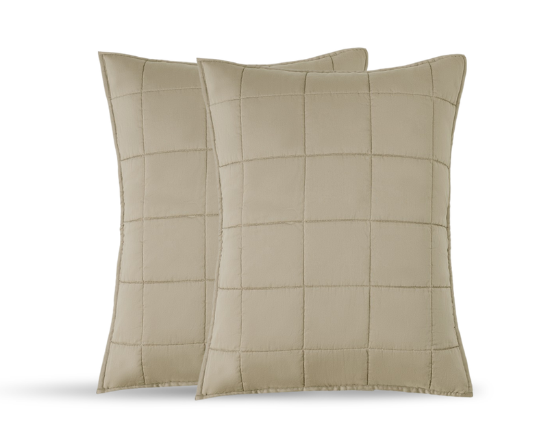 Organic Quilted Sham 2-Pack, Standard
