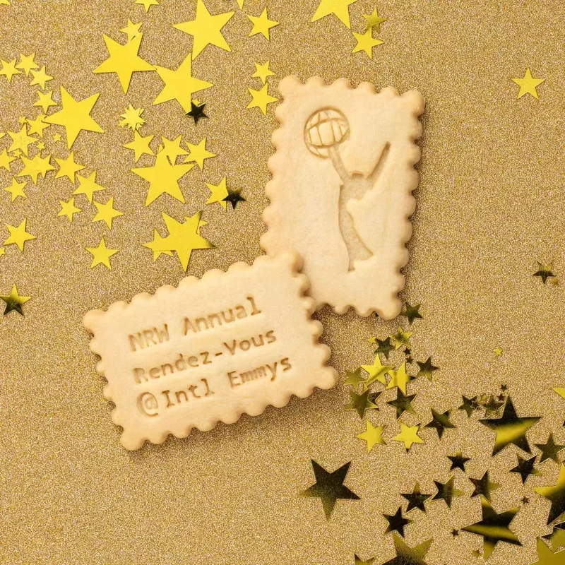 Branded Custom Stamped Cookies Mini Box