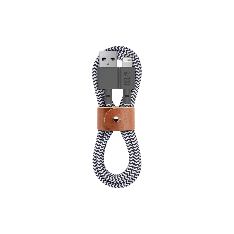 4' Belt Cable (USB-A to Lightning)