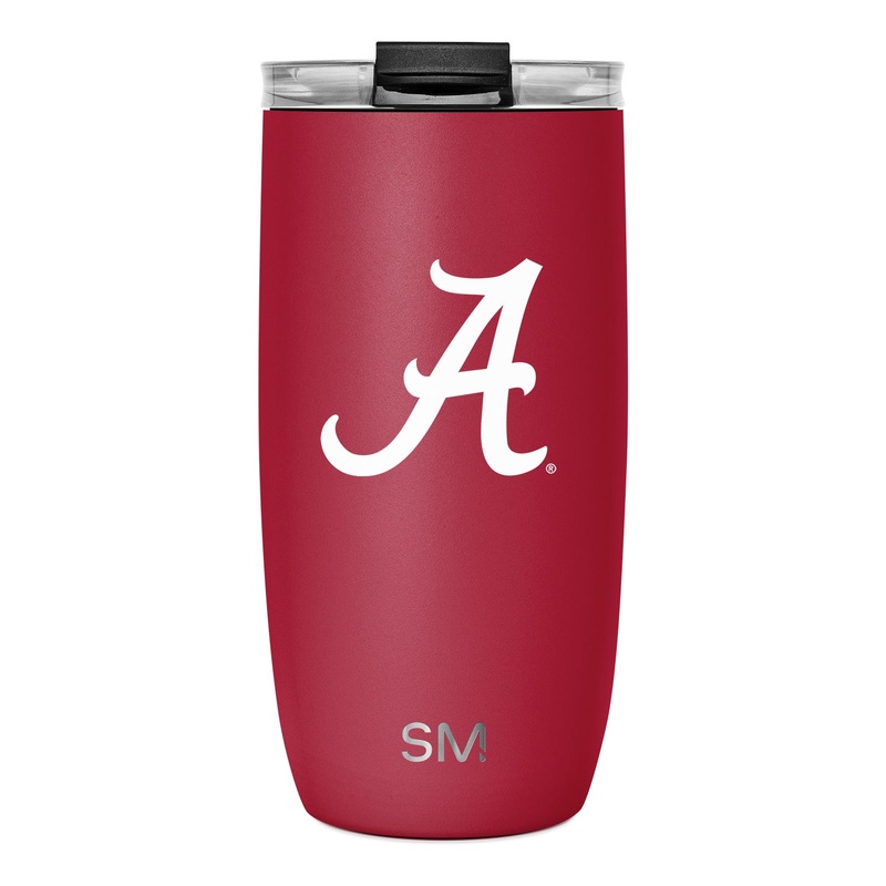 Collegiate Voyager Tumbler with Clear Flip Lid & Straw, 16oz