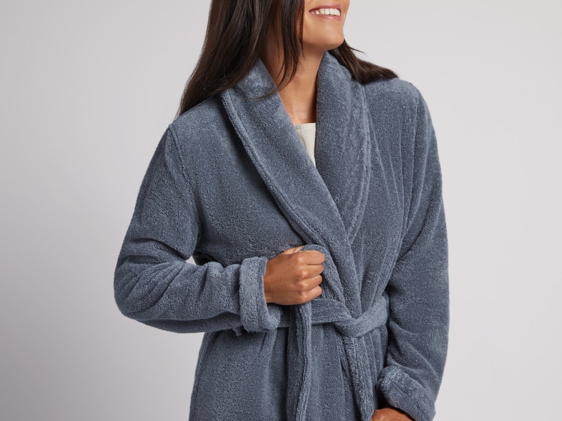 Classic Turkish Cotton Robe, Dusk