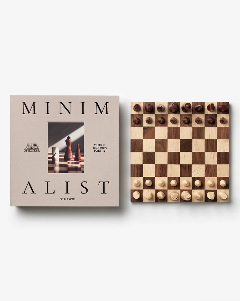 Wooden Chess Set, The Minimalist