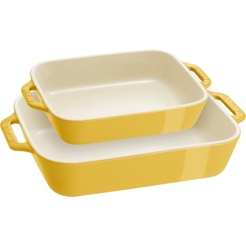 Ceramic 2-Piece Rectangular Baking Dish Set
