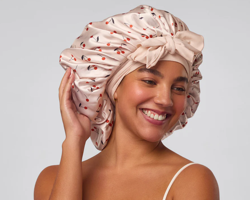 Oversized Satin Bonnet