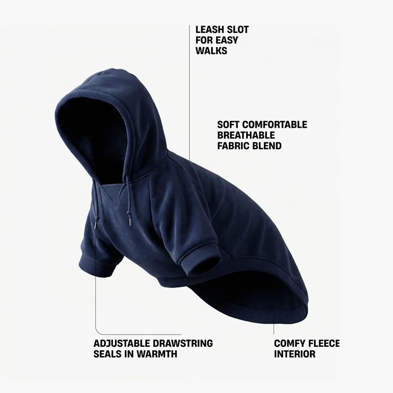Winter Dog Hoodie