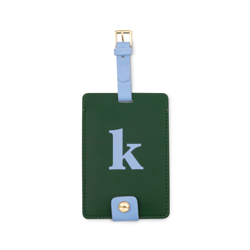 Just Mine Initial Luggage Tag