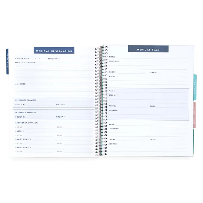 7x9 Medical Treatment Planner