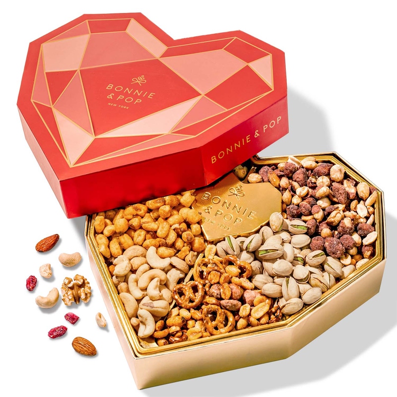 Heart Box Nut Assortment