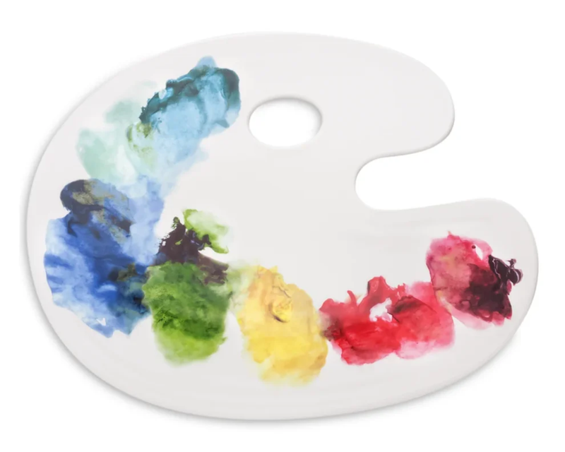 Artist Palette Cheese Tray