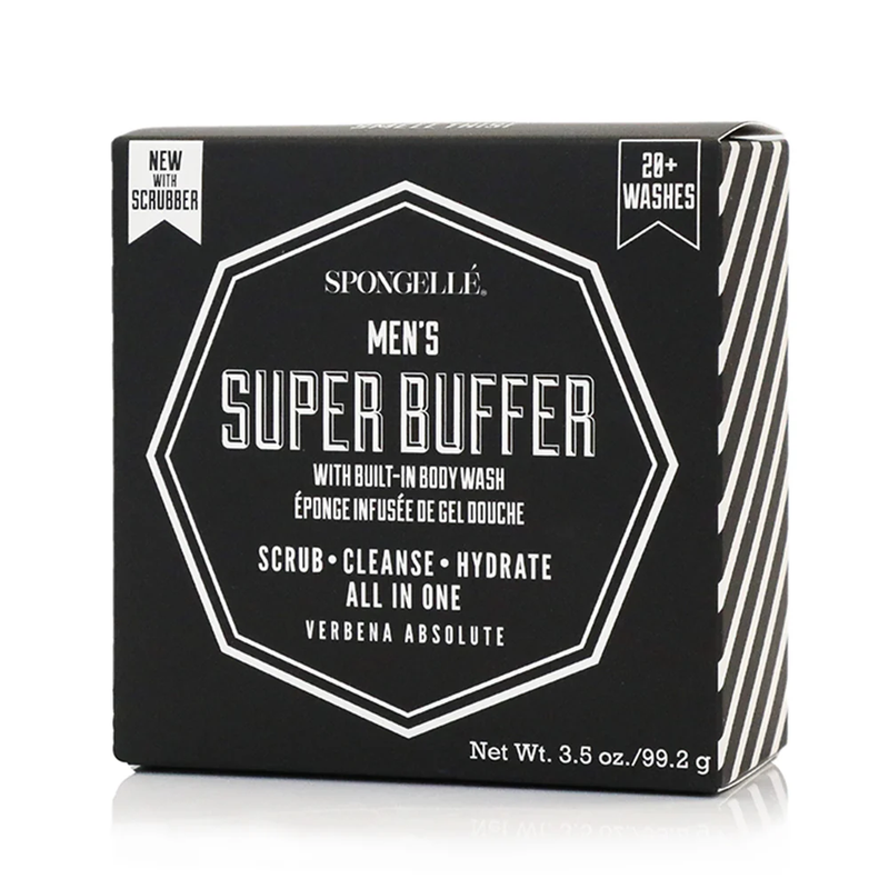 Men's Body Wash Infused Buffer Sponge