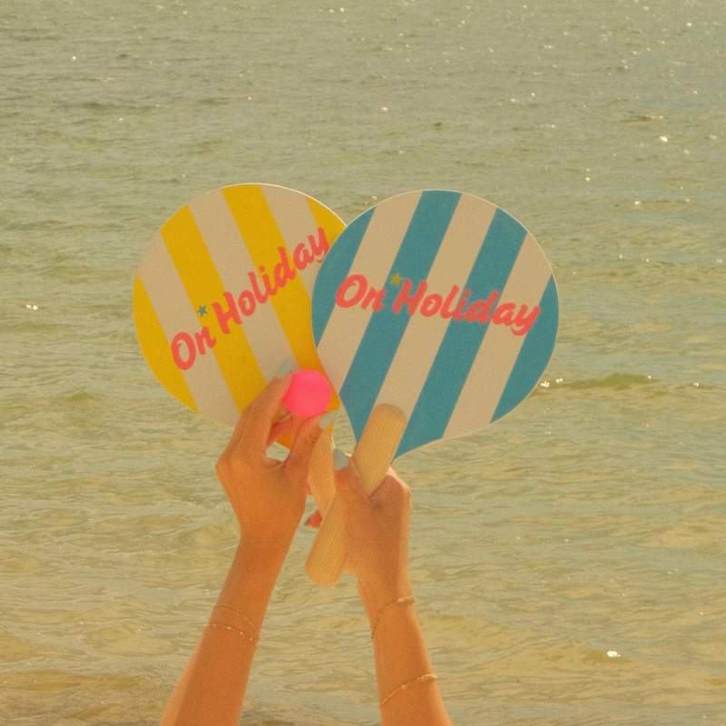 Cabana Stripe Beach Paddle Set