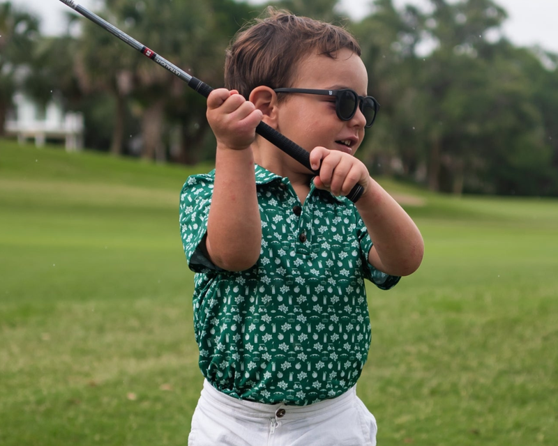 The Country Club Unisex Kids Golf Polo