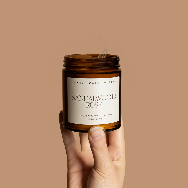 9oz Amber Jar Candle