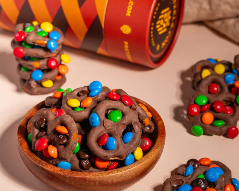 Chocolate Covered Pretzel Tube