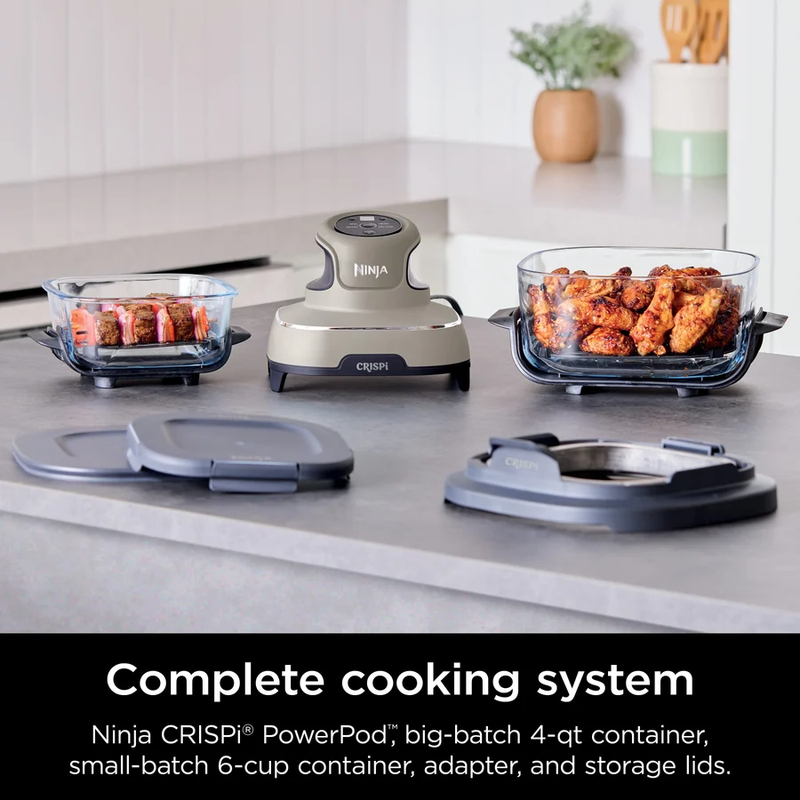 Crispi 4-in1 Portable Glass Air Fryer