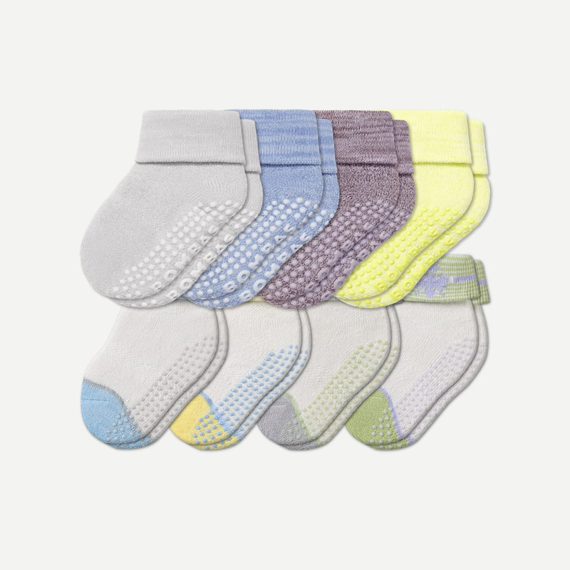 Baby Gripper Socks 8-Pack (6-12 Months)