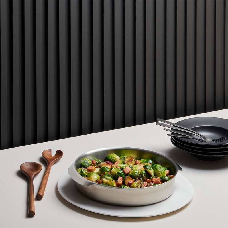 10-Inch Round Stainless Steel Pan